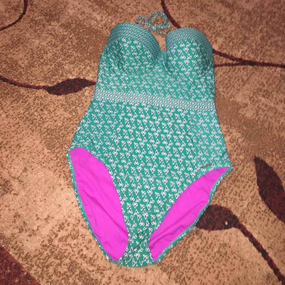 polo one piece swimsuit